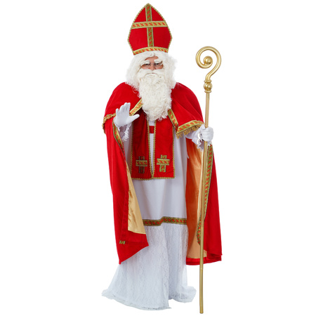 Sinterklaas costume - includes short white gloves