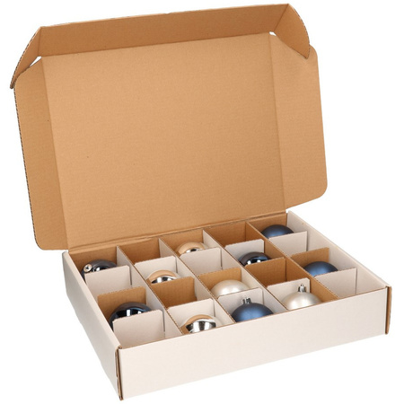 Sorting boxes with 20x 8 cm compartments