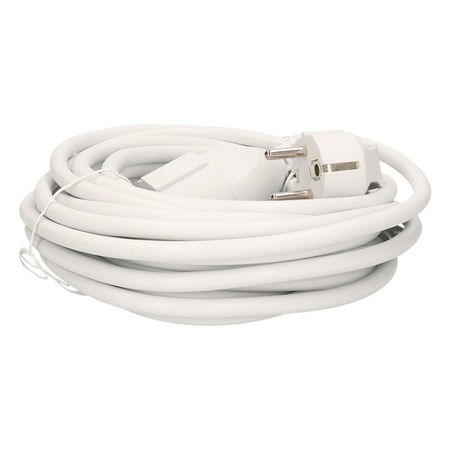 Extension cord white 10 meters